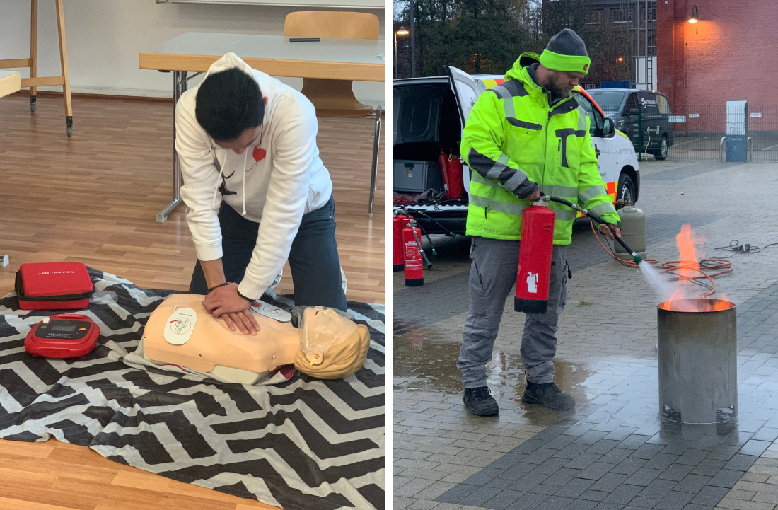 Ersthelfer- und Brandschutzhelferausbildung